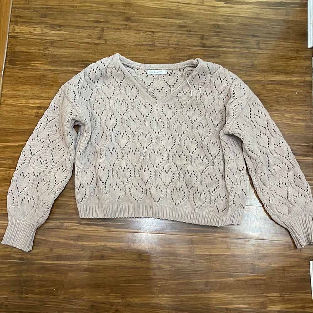 Moon & Madison Crop Knit Sweater